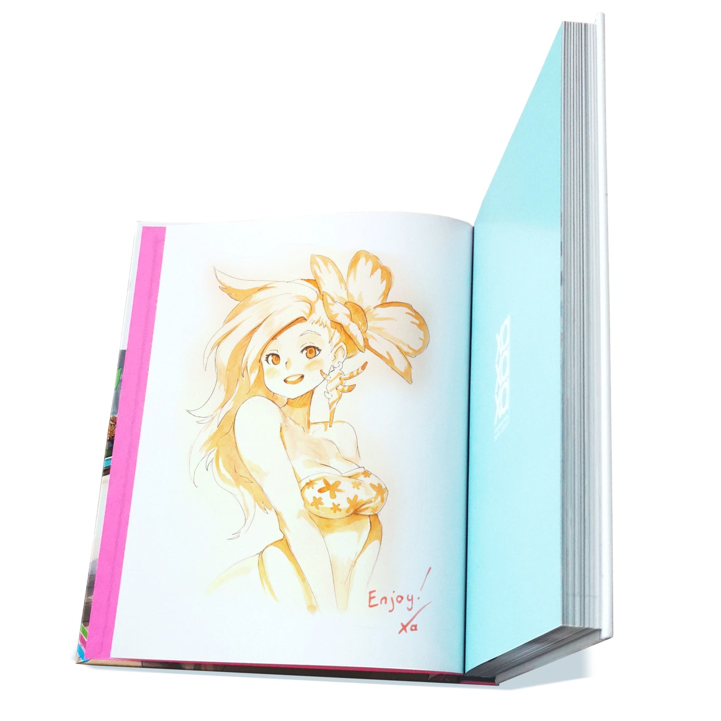 Artbook "xaxaxa Illustrations" + Dedicace